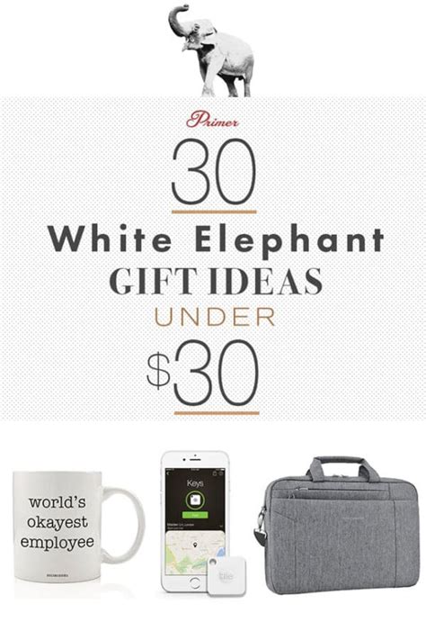 30 White Elephant Gift Ideas Under $30 | Primer