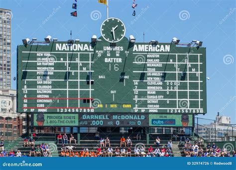 Retro Baseball Scoreboard Royalty-Free Stock Photography | CartoonDealer.com #65477273