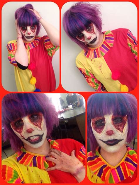 Evil Clown Muastylist By Sarah Dann Blanche Macdonald Evil Clowns