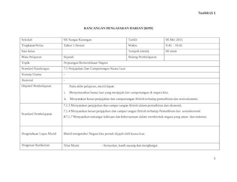 Docx Rancangan Pengajaran Harian Plc Kump 2 Dokumentips