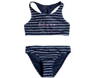 Roxy Kid S Bico Basic Stripe Crop Top Set Bikini ERGX203546 Blau Ab 28 45 Preisvergleich