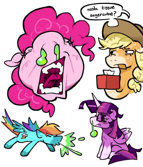 Saw Everypony Drawing Their Own Takes On The Mlp Infection Au So I