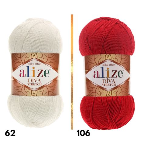 Alize Diva Stretch Bikini Yarn Bikini Stretch Elastic Yarn Elastic Swimsuit Yarn Summer Yarn