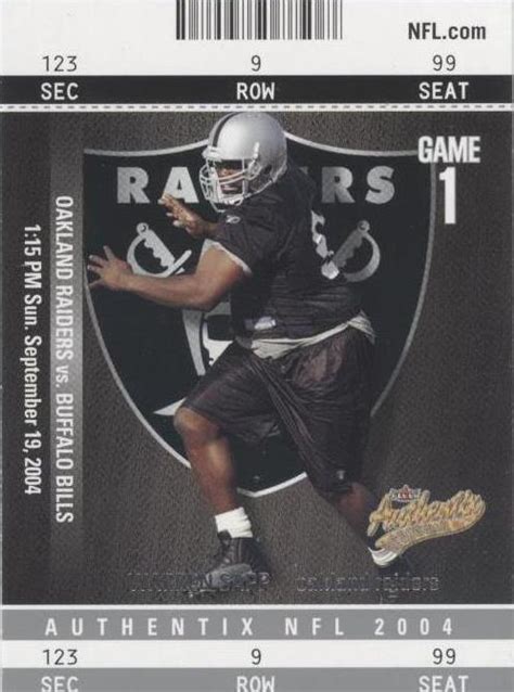 2004 Fleer Authentix Warren Sapp 60 For Sale EBay