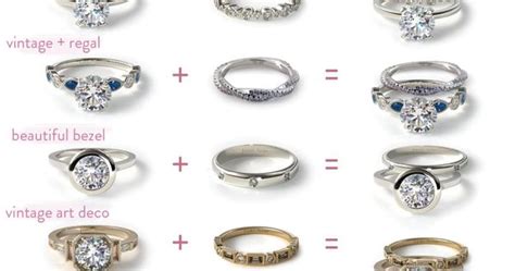 Wedding Bells Our Favorite Engagement Ring Wedding Band Pairings James Allen Engagement