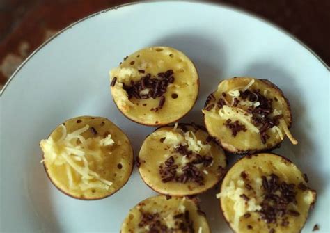 Resep Kue Cubit Pisang Coklat Keju Camilan Mpasi Simple Oleh Imas