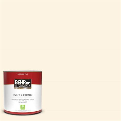 Behr Premium Plus Qt Pwn Candlelight Ivory Flat Low Odor