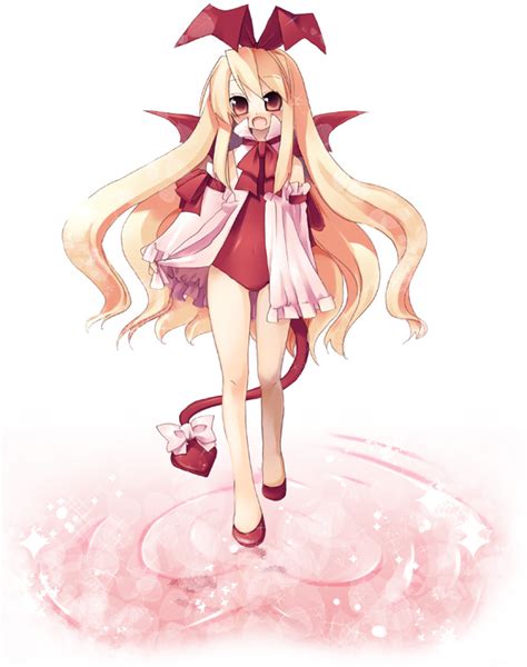 Safebooru 1girl Animal Ears Blonde Hair Bow Demon Girl Demon Tail