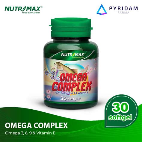 Nutrimax Omega Complex Vitamin Omega Komplek 30 Tablet Lazada Indonesia