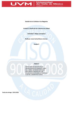 ACT 10 Automatizada Gestion De La Calidad En Los Negocios Studocu