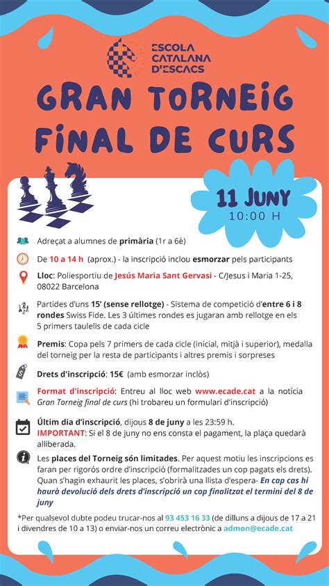 Gran Torneig Descacs De Final De Curs Jubloc El Blog De L Afa De L