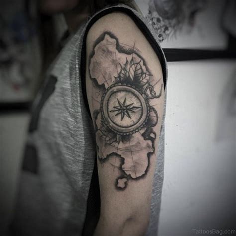 Amazing Compass Tattoos On Shoulder Tattoo Designs Tattoosbag