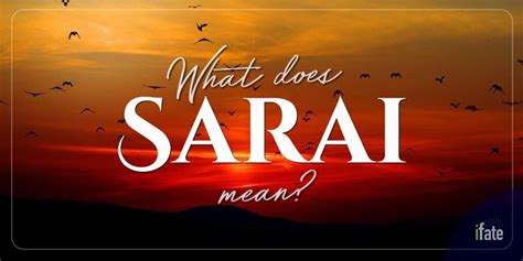 The Meaning of the Name "Sarai", and What Numerologists Think Of It