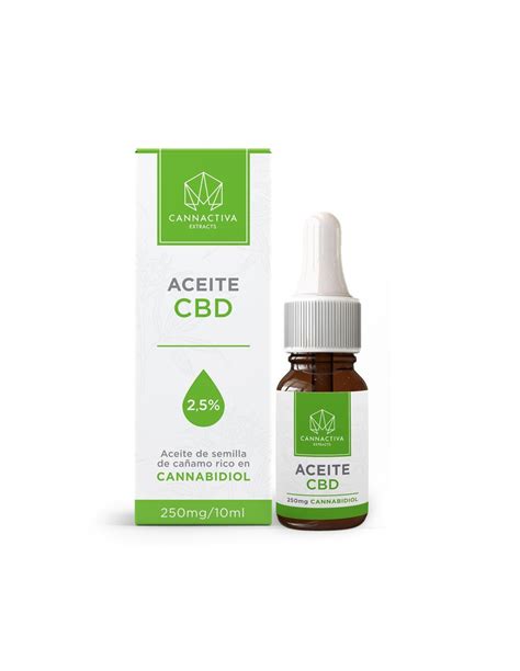 Cannactiva Aceite De CBD 2 5 10ml Hannapy