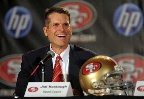 Jim Harbaugh, as I covered him, from the early Stanford days to the