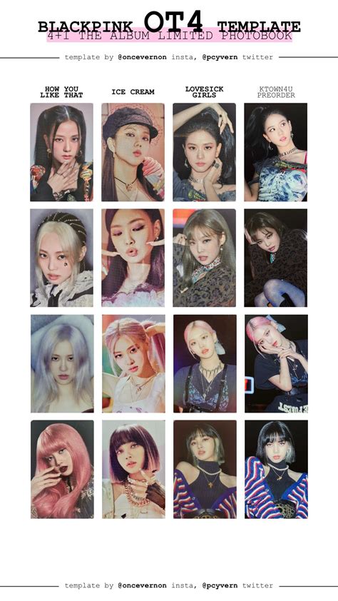 Blackpink Lisa The Album Photobook Photocard Pc Complete Set