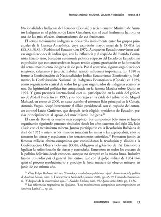 MOVIMIENTO HISTORICO ECUADOR Pdf