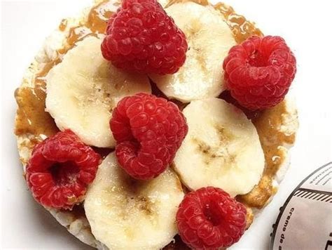 Tortita De Arroz Y Fruta De 288 1 Kcal Receta Fácil En La App Avena