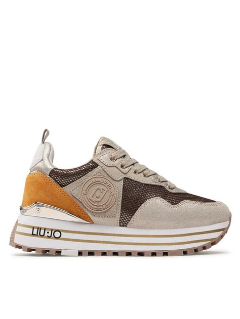 Liu Jo Sneakers Maxi Wonder 48 BF2095 PX253 Beige Modivo At