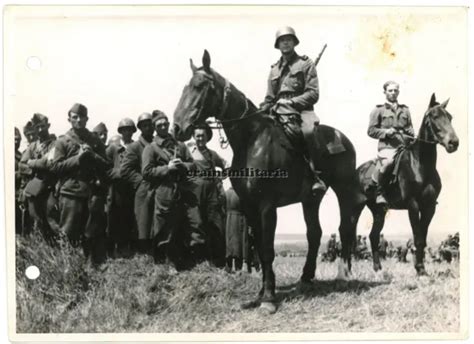 Orig Riesen Foto Polizei Reiter Mit Franz Gefangene In Frankreich