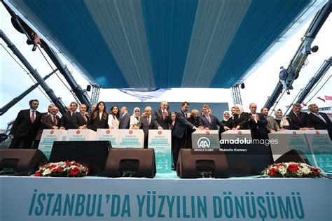 Cumhurbaşkanı Erdoğan İstanbulda Yüzyılın Dönüşümü Temel Atma ve