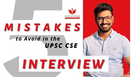 Mistakes To Avoid During The Upsc Cse Interview Preparation