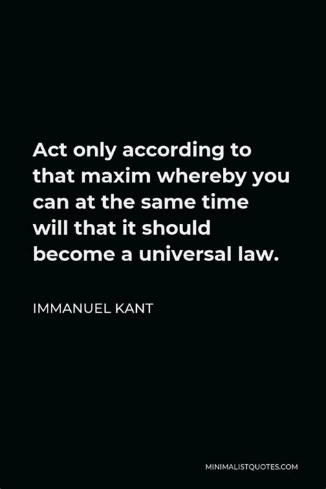 Immanuel Kant Quote The Greatest Human Quest Is To Know What One Must