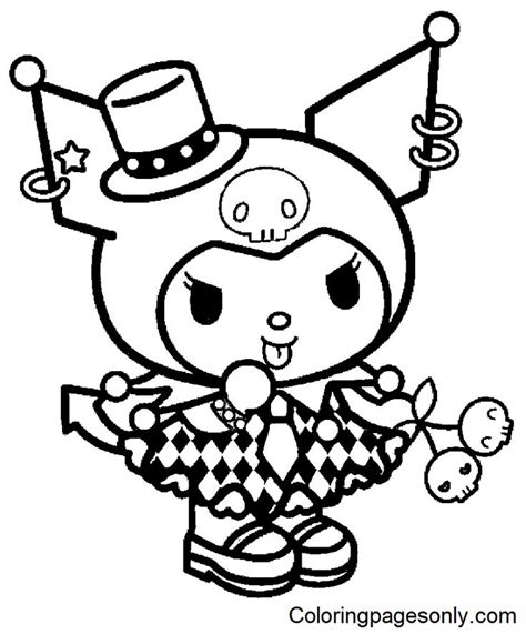 Kuromi Coloring Pages - Coloring Pages For Kids And Adults | Coloring ...