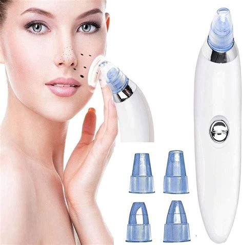 4 In 1 Blackhead Whitehead Extractor Remover Device Vaccum Suction