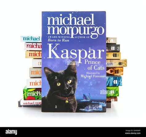 Kaspar Prince Of Cats By Michael Morpurgo On A White Background Stock