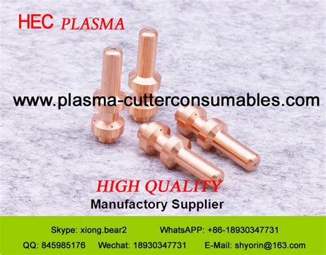 Durable Plasma Torch Parts Electrode Nozzle For Miller