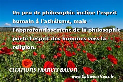 Un Peu De Philosophie Incline L Esprit Humain L Ath Isme Mais Une