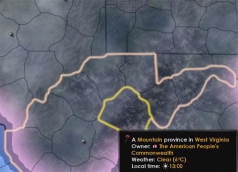 Where did the Northern Panhandle of West Virginia go? : r/RedWorldMod