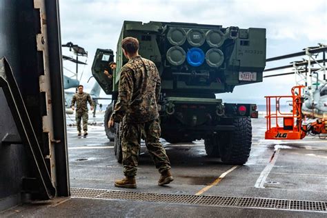 Dvids Images St Meu Conducts Himars Training Image Of