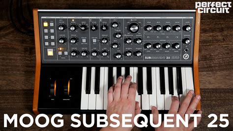 Moog Subsequent 25 2 Note Paraphonic Synthesizer Youtube