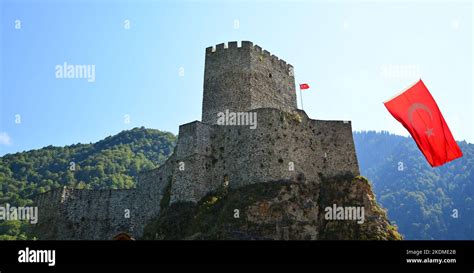 Historical Zil Castle - Rize - TURKEY Stock Photo - Alamy