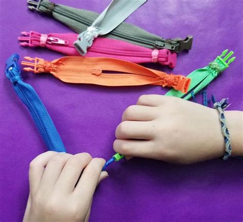 How To Make A Zipper Bracelet Travel Fidget Toy Artofit