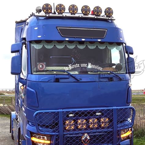 Visière Renault T 410 mm lisse cabines Sleeper et High Sleeper, acc...
