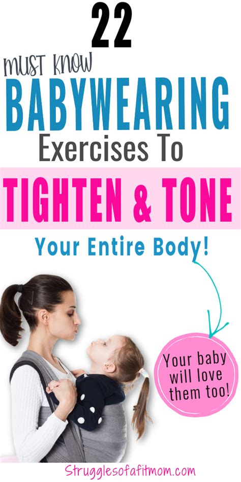 Fun Babywearing Exercises To Work Your Entire Body Babywearing