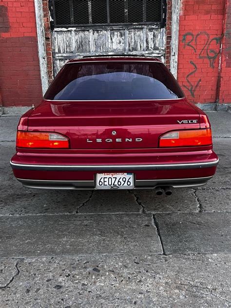 1988 Acura Legend Coupe Red FWD Manual LS for sale