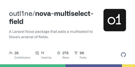 Github Outl Ne Nova Multiselect Field A Laravel Nova Package That