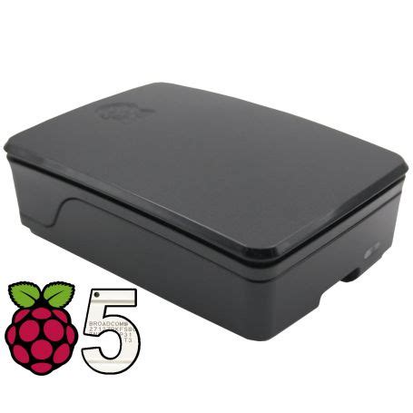 Boîtier officiel Raspberry Pi 5 Noir et gris