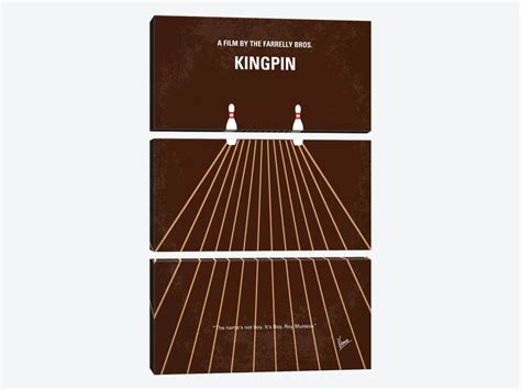 Kingpin Minimal Movie Poster Canvas Art Print by Chungkong | iCanvas