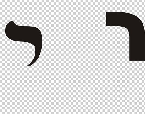 Yodh Hebrew Alphabet Letter Waw Letter Miscellaneous Angle Text Png