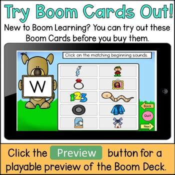 Boom Cards Beginning Sounds By The Traveling Educator TpT