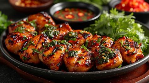 Premium Photo | Indonesian Ayam Bakar Taliwang spicy grilled chicken