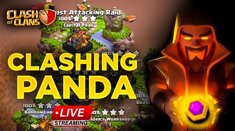 Completing Weekend Raids Clan Capital Clash Of Clans Live Coc Live Youtube