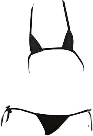 Sinmiuanime Damen Dessous Mikro Bikini Sexy Mini Dreieck Bikini