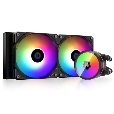 ID-COOLING ZOOMFLOW 240 XT 240mm AIO CPU Liquid Cooler, 240mm Radiator, Dual 120mm ARGB Fans ...