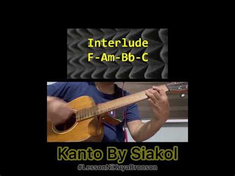 Kanto By Siakol Guitar Chord Tutorial YouTube